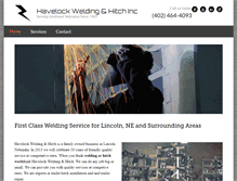 Tablet Screenshot of havelockweldingne.com